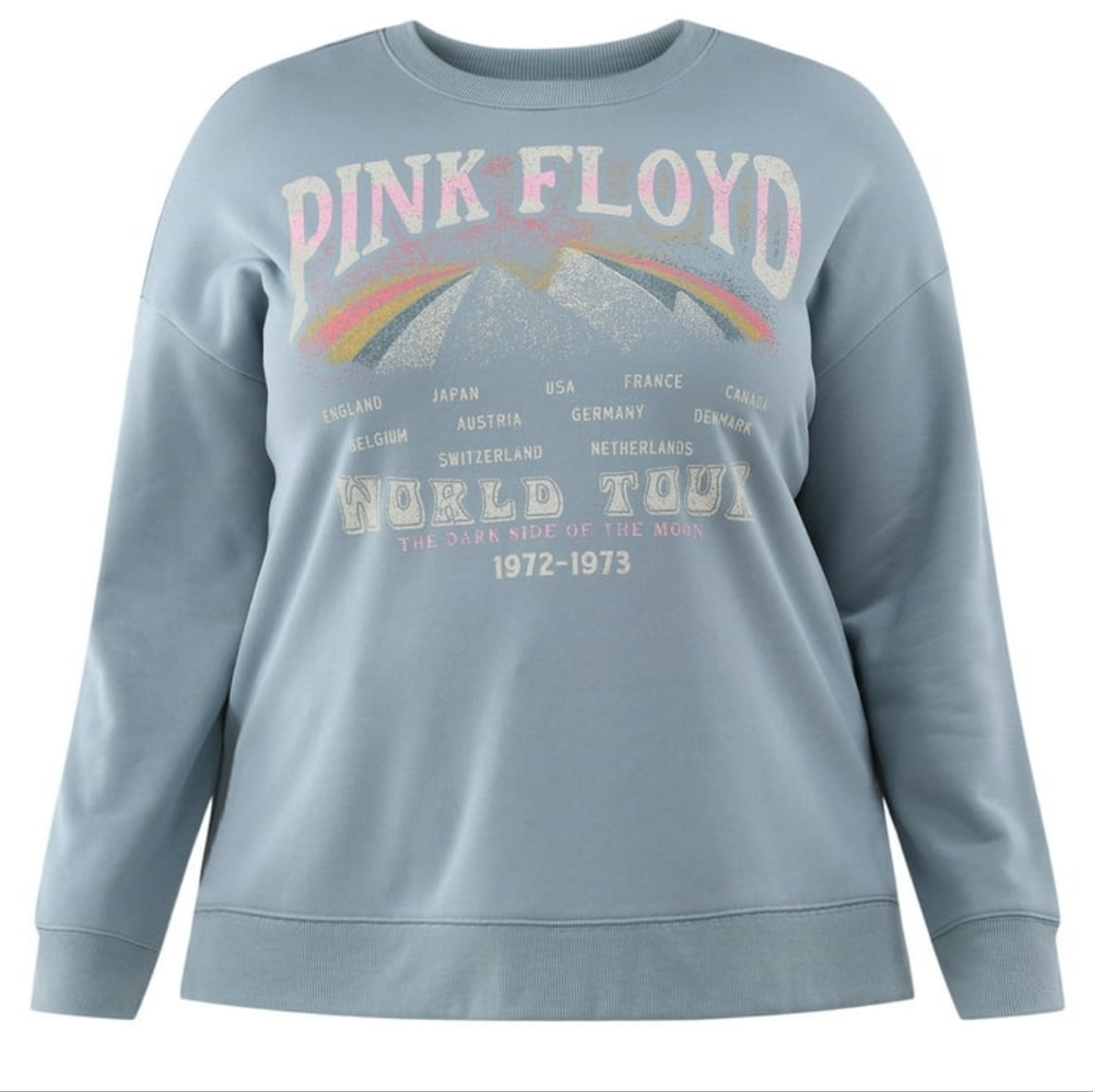 Pink Floyd Blue Graphic Sweatshirt